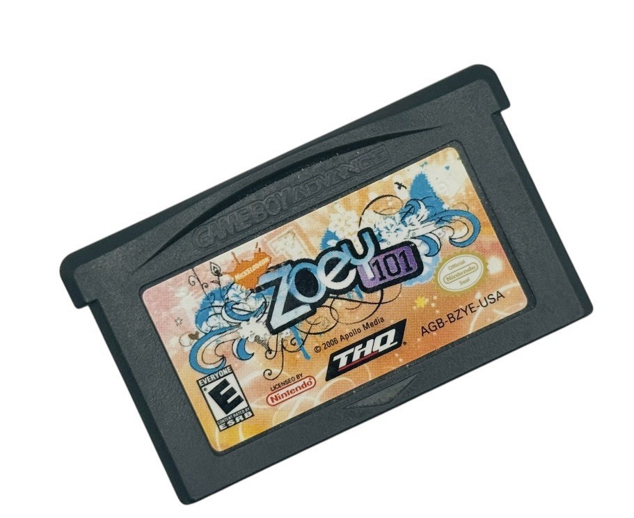 Zoey 101 Game Boy Advance GBA Nickelodeon Authentic Tested Working Cartridge