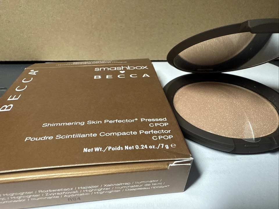 SMASHBOX X BECCA Shimmering Pressed Skin Perfector, C POP, 0.24 oz Full Size - Image 4 of 4