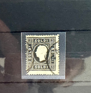 Lombardia e Veneto. 1859. Tipo II. Austria. 3 soldati. Firmato Pfenninger.