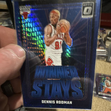 Panini 2024-25 Donruss Optic Dennis Rodman Bulls Winner Stays #16 Blue /175