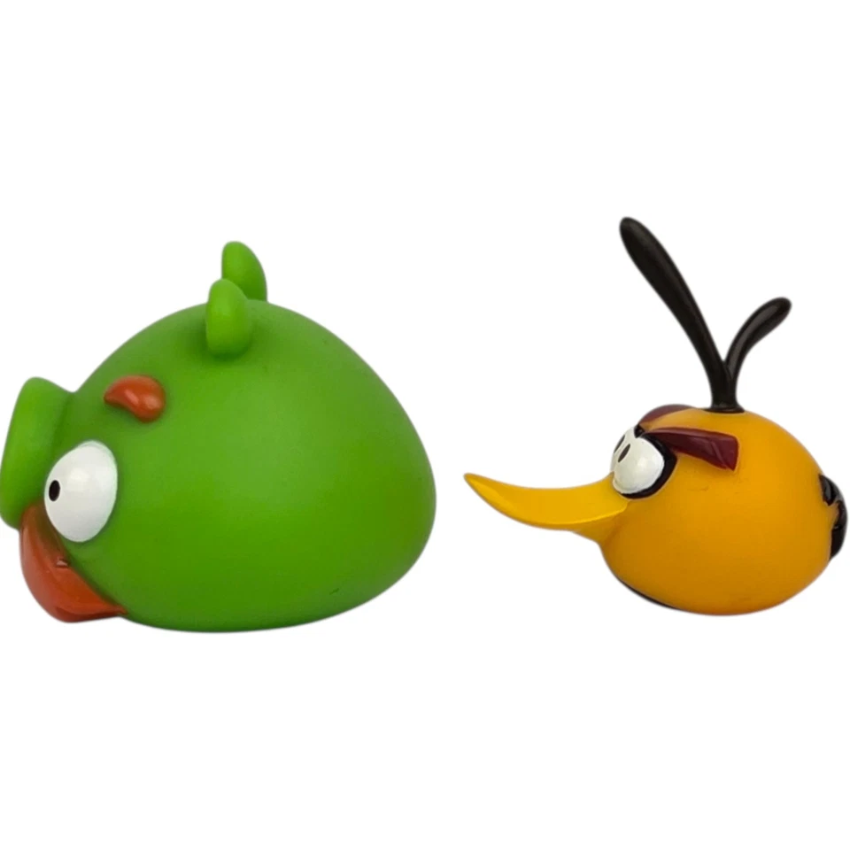 Angry Birds Western Round-Up Juego Repuesto Naranja Pájaro y Bigote Cerdo - 2012 Foto 2 de 4