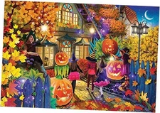  Witching Hour Jigsaw Puzzle 100 Piece, Large Pieces Perfect for Kids and 
