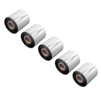 5x Thermotransfer Band für Printronix T8000 Wachs Harz schwarz 70mm
