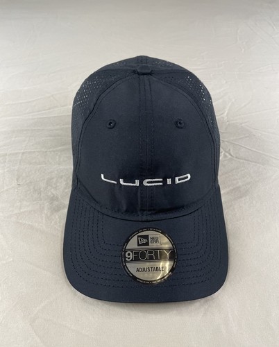 NEW Lucid Motors New Era 9Forty Hat Cap Black Adjustable Strap Back OSFM NWOT