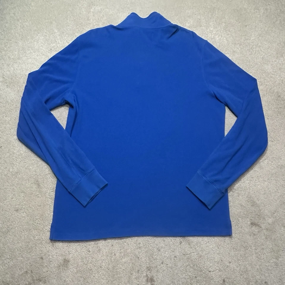 Jack Spade 1/4 Snap Button Pullover Mens XL Extra Large Blue - Image 3 of 4