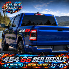 454 Ss Decals Choose Your Color One Size Fits Most 3.5 X 24 2 Decals 454 Ss Decals Choose Your Color One Size Fits Most 3.5 X 24 2 Decals