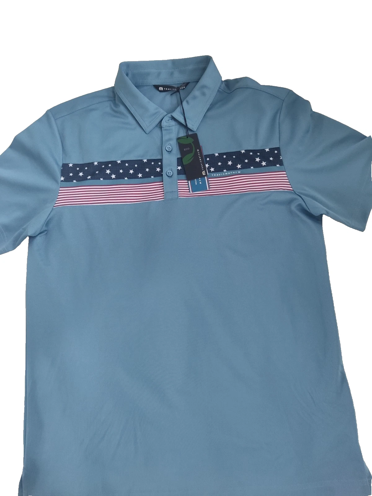 TravisMathew Men's Good Good Patriot Golf Polo M