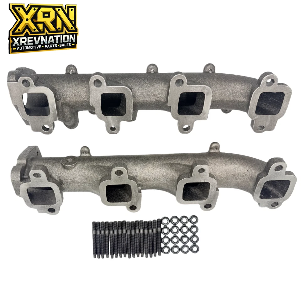 Colector de escape de alto flujo para Chevy GMC 2017-2025 6,6 L Duramax L5P diésel Foto 2 de 4