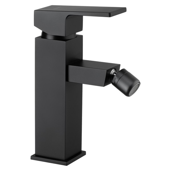 Matt Schwarze Bidetmischer Bidetarmatur Wasserkran Wasserhahn FüR Bidet Anemone-image