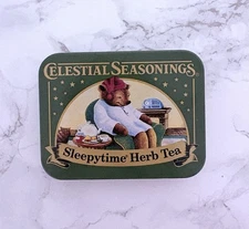 RARE 2012 Celestial Seasonings Sleepytime Herb Tea Small Tin Sleepy Bear