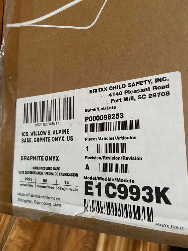 Britax Willow S Infant with Alpine Base Graphite Onyx - Image 2 of 3