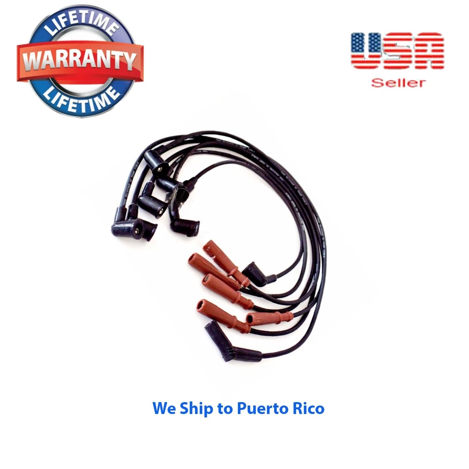 Juego de 6 cables de bujía para: 6 cilindros Datdun 240Z 260Z 280Z 280ZX 810 MAXIMA Foto 2 de 4