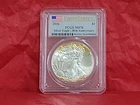 2016 $1 American Silver Eagle PCGS MS70 First Strike 30th Anniversary Toning