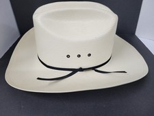 Resistol Cattleman 81 Eye Straw Cowboy Hat Size 8 USA RSLCAT