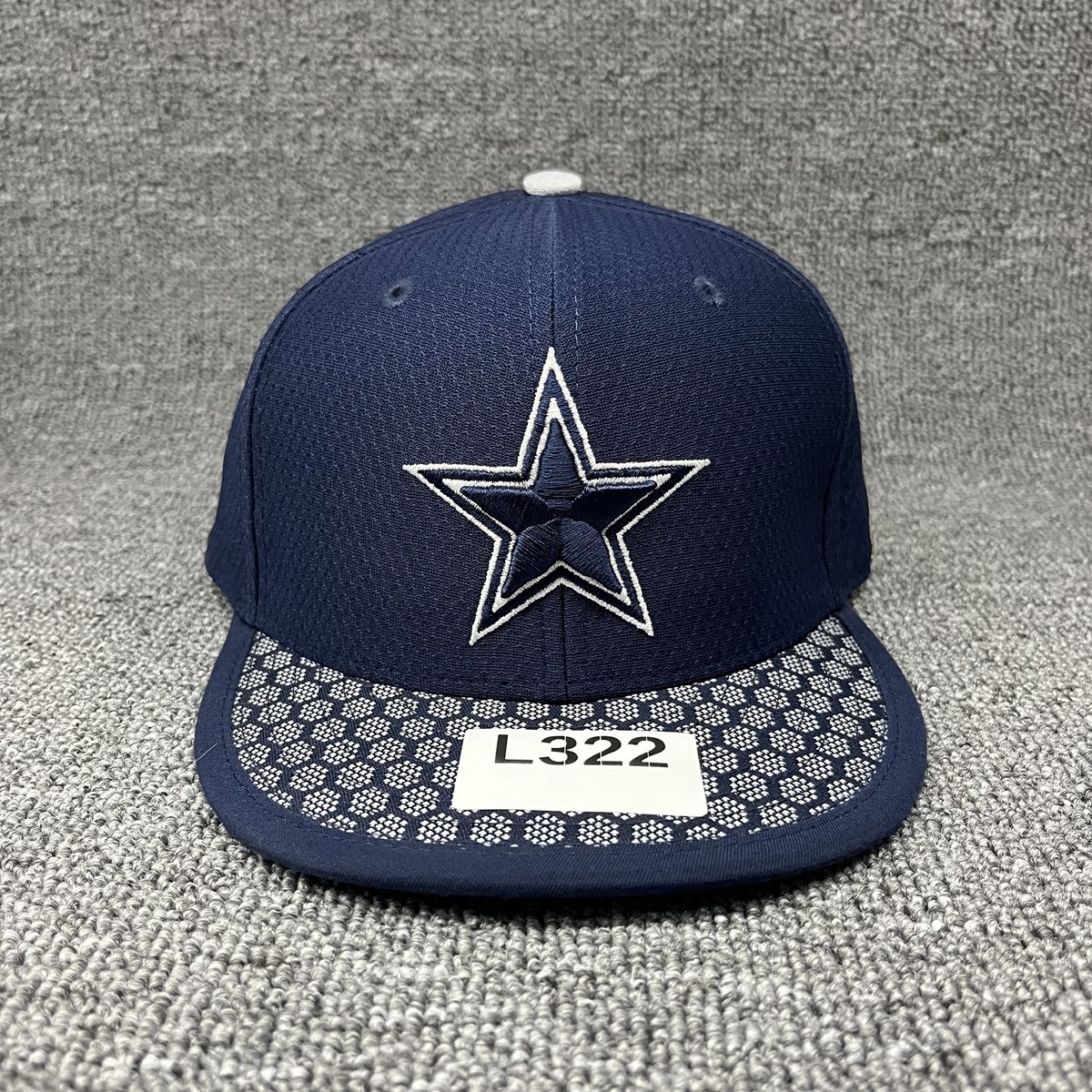 Dallas Cowboys New Era 59FIFTY Youth Fitted Hat 6 5/8 NFL 2017 Patterned Brim