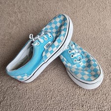 Vans Ward Checkerboard Light Blue Checkered S...