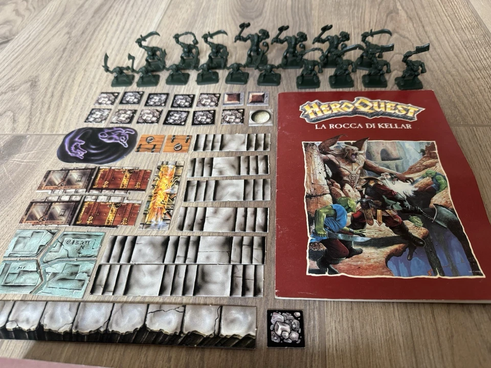 HeroQuest La Rocca di Kellar – Espansione originale MB Giochi 1990 completa - Immagine 4 di 4