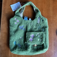 Ghibli Park Limited My Neighbor Totoro Reversible Tote Bag Green from Japan NEW