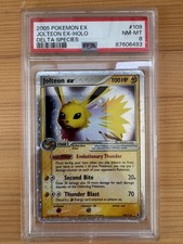 Jolteon EX 2005 Pokemon EX Delta Species Holo Rare #109 PSA 8 NM-MT on eBay