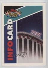 1993 Topps Stadium Club Info Cards Stadium Club Series 1 Special Cards #SCS1