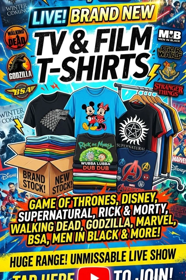 TV/Film T-Shirts Free Givvy for Buyers!!