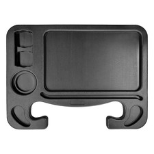4 in 1 Car Steering Wheel Tray, Multipurpose Steering Wheel Desk with Cup D...