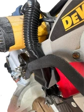 Dust Collection Attachment/COMPATIBLE with DEWALT-Miter Saw/Fits Models Black 