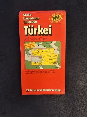 Große Länderkarte - Türkei und Naher Osten.