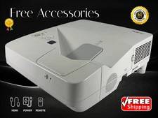 NEC UM330W 3LCD Projector UST Supports Interactive eBeam Module 3300 Lumens 4K🔥