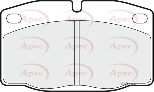 DISCS AND PADS KIT FRONT APEC RED FOR VAUXHALL CAVALIER 1.3 L 1981-1988 - Picture 3 of 6
