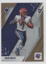 2022 Panini Chronicles Draft Picks Phoenix Bronze Malik Willis #14 qp4