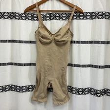 SKIMS Sculpting Bodysuit 3X 3XL Nude Tan One Piece Shapewear Flaws Read