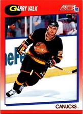 1991-92 Score Canadian - Garry Valk #195 Bilingual
