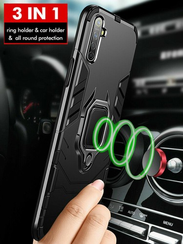 F Vivo Y11s Y20S Y21 Shockproof Hybrid Magnetic Ring Holder Stand Case Cover - Picture 2 of 16