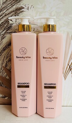2-Pack Beauty Bliss ~ Biotin & Rosemary Oil Color Safe Shampoo 27.4 fl oz Each