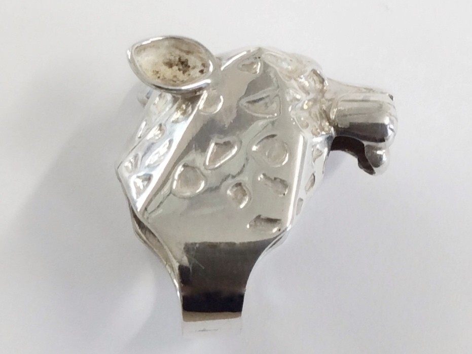 Large Sterling Silver Leopard Statement Ring Size… - image 6