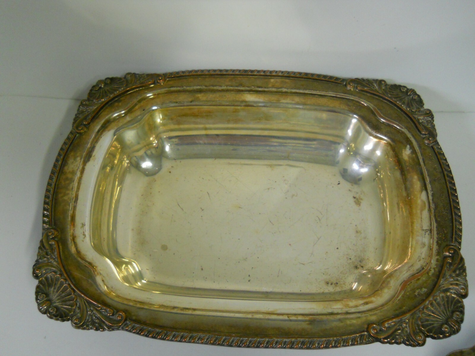 Rideau Plate Marked Silver Plated Casserole Serving Dish w/ Lid Formal ...