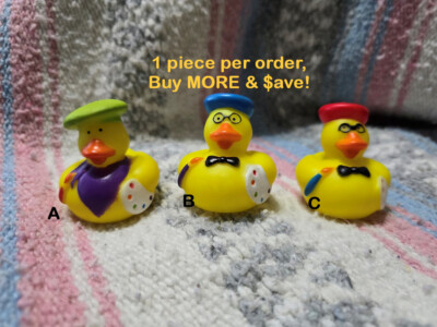 Artist Painter Rubber Duckies Ducks - Choose  Style - Jeep Ducking - US Shipper