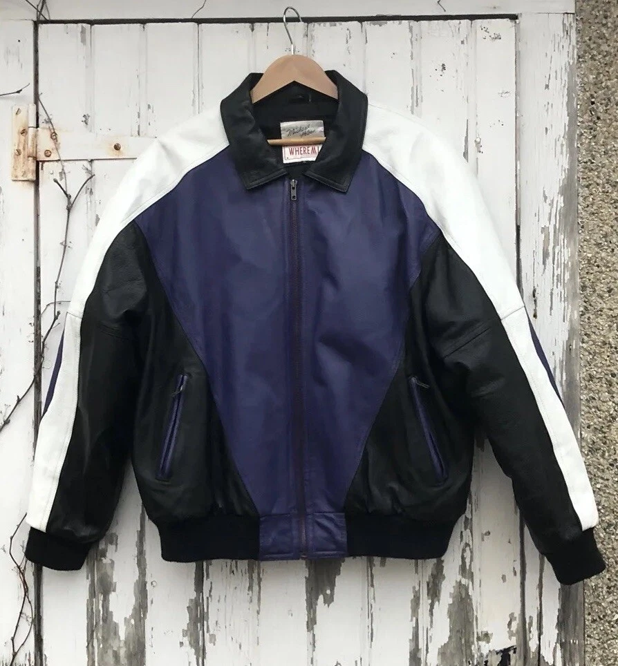 Michael hoban 8 store ball leather jacket