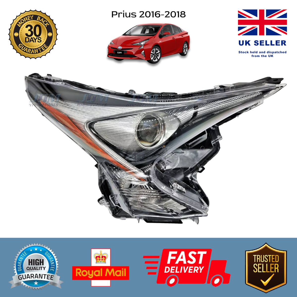 New* Toyota Prius ZVW50 2016~2018 Headlight Headlamp LED | Right