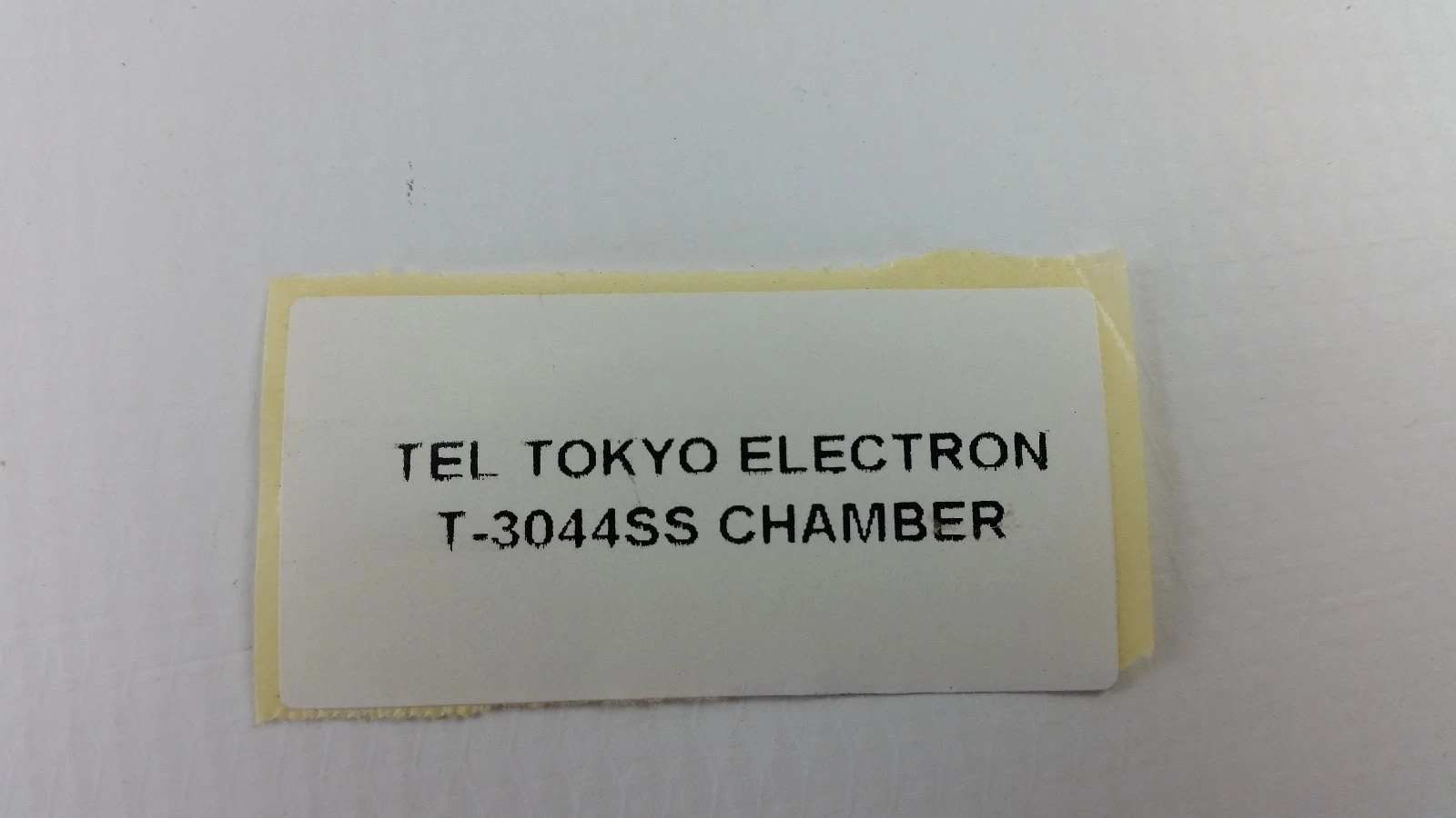 Tag reading TEL Tokyo Electron T-3044SS chamber
