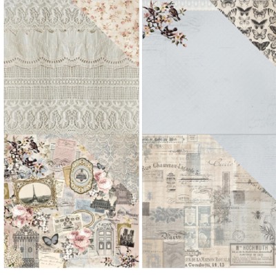 Kaisercraft Romantique 1x Scrapbooking Papier 12'' Romantik Liebe 30,5x30,5 cm