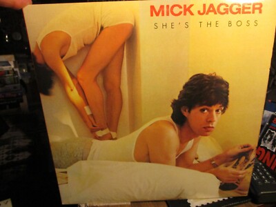 1985 MICK JAGGER She's The Boss US Promo LP Orig Inner ROLLING STONES NM/NM