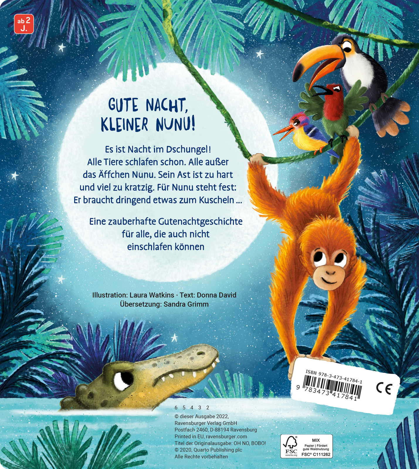 Thumbnail - Donna David; Laura Watkins; Sandra Grimm / Nunu Kann Nicht Schlafen –