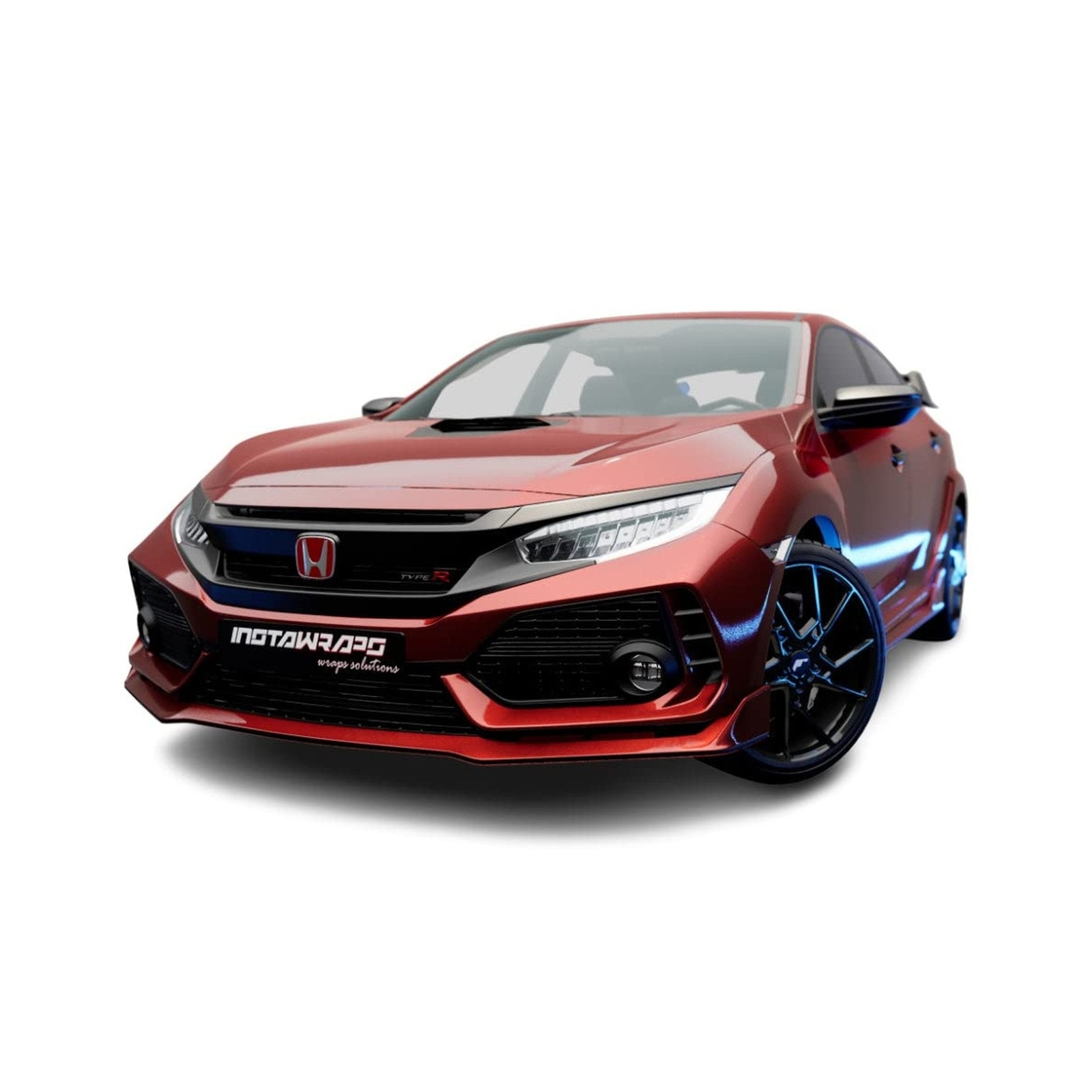 3M Car Wrap Roll 2080 Gloss Red Metallic G203 (5ft x 40ft (200 Sq