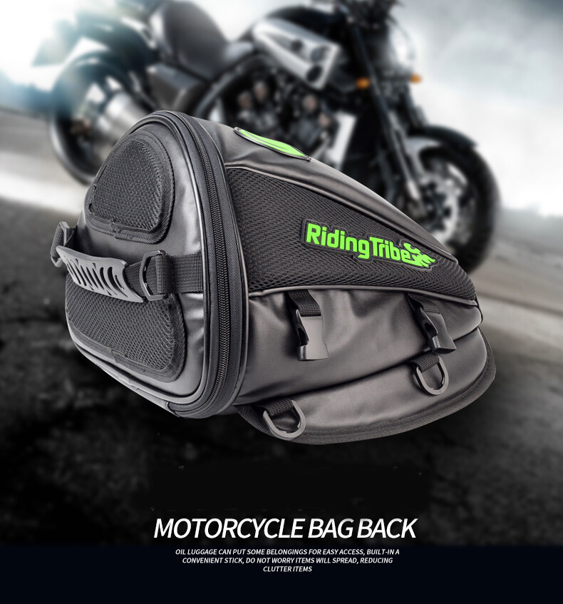 Motorcycle Motorbike Rucksack Casual Cycle Waterproof Backpack Luggage Tail Bag