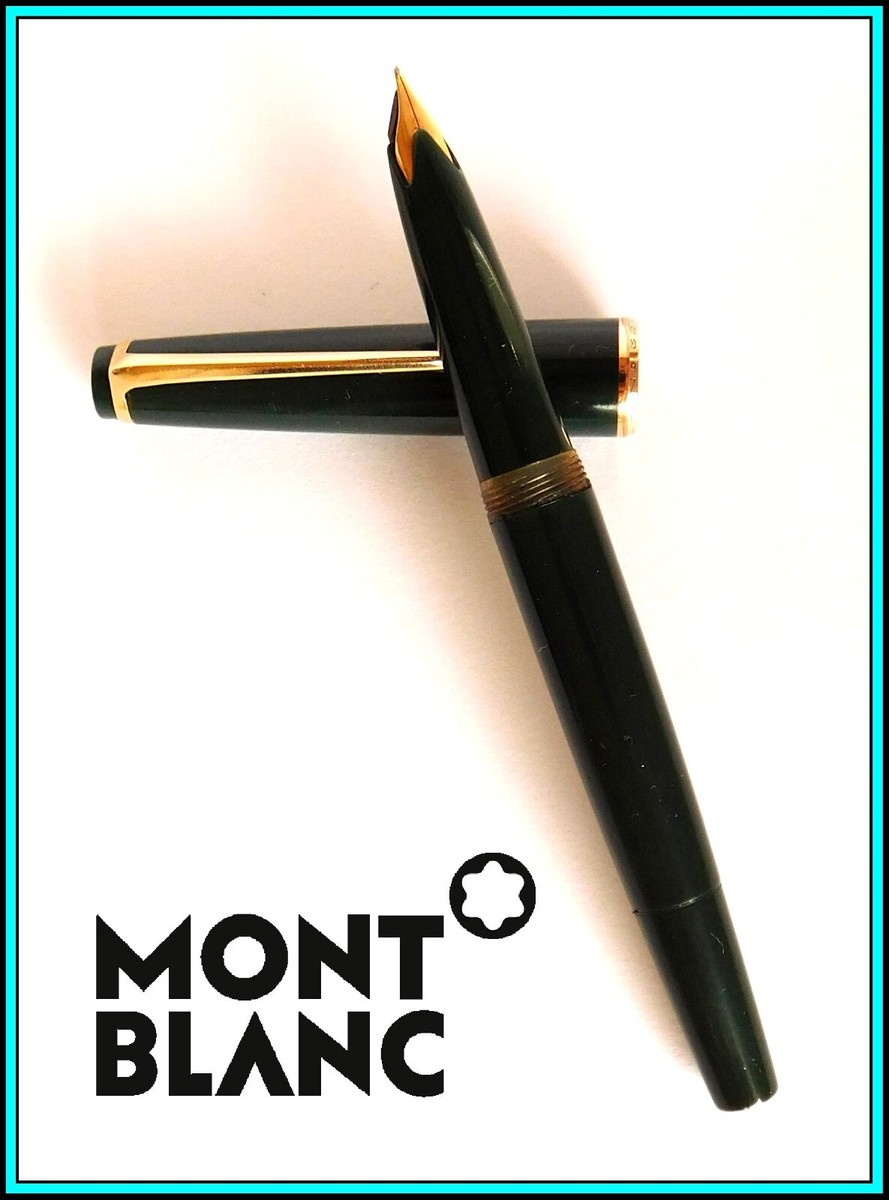 MONTBLANC No. 32 FOUNTAIN PEN Piston - Dark Green - 14k Medium Nib