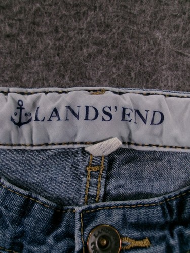 Lands End Jean Youth 18 Blue Regular Straight Leg Causal Medium Wash Faded 28X30 - Picture 8 of 16