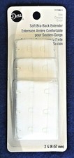 3pc 2-1/4" 57mm Soft Bra-Back Extender Sew-On Tan Prym Consumer Dritz 11110M-1