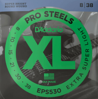 D'Addario EPS530 pro steels - extra super light (008-038) Saiten für E-Gitarre